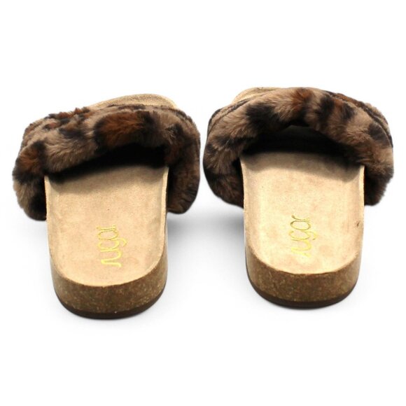 Women S Bravoes Fuzzy Slide Sandals - Picture 8 of 8